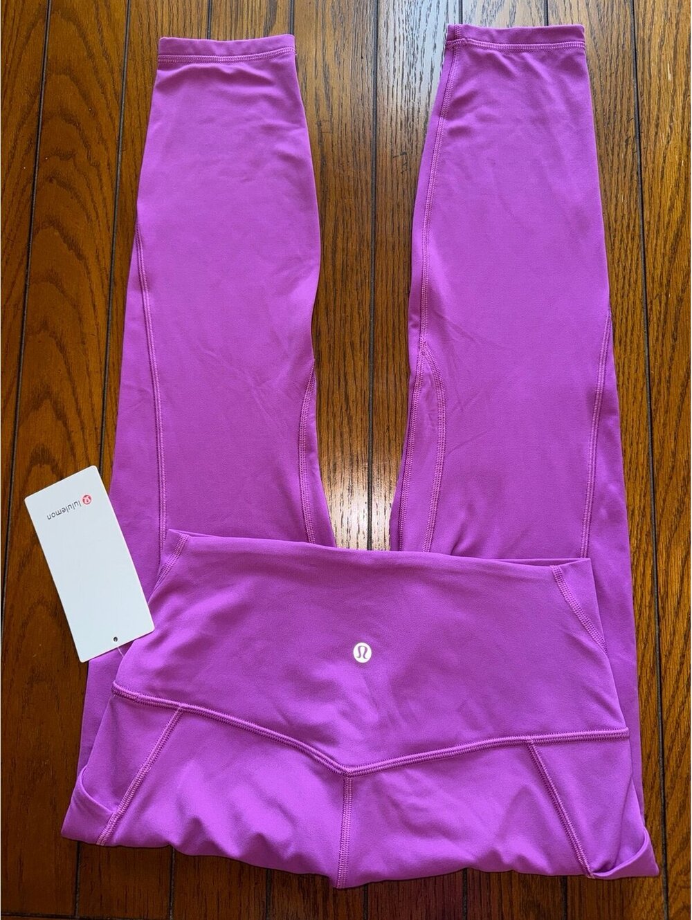 Lululemon Align With Pockets High Rise 25” Vivid Plum Double Lined Size 8 NWT